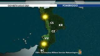 Meteo Rai 3 TGR Calabria [upl. by Natsud]