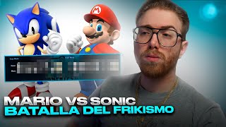 RODRIGO QUESADA VOTA LA ÉPICA BATALLA DEL FRIKISMO DE MARIO VS SONIC [upl. by Enirroc]