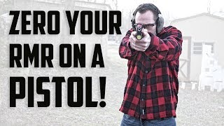 Zero Your RMR On Your Pistol Quick amp Easy [upl. by Gone]