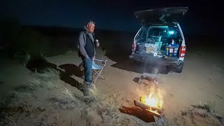 Off Road Solo Truck Camping Near Moab Utah  Burnt Ends Baked Beans amp A Broken Bridge [upl. by Annairol]