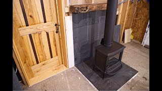 Jotul F100 Wood Stove Unboxing Setup and Initial Review [upl. by Haakon]