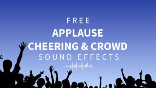 FREE Applause Cheering Crowd Effects [upl. by Eitsirc]