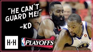 Kevin Durant vs James Harden MVP Duel Highlights  Game 1 amp 2  2018 Playoffs WCF [upl. by Lever]