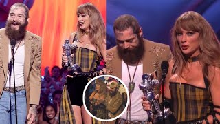 Watch Taylor Swift amp Post Malones Heartfelt Acceptance Speech at the 2024 VMAs [upl. by Nabe199]