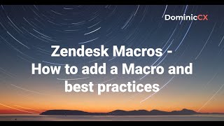 Zendesk Macros  How to add a Macro and best practices [upl. by Aryamo527]