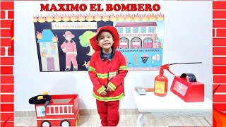 Exposición MAXIMO EL BOMBERO  05 añitos [upl. by Neleb202]