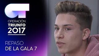 REPASO DE ACTUACIONES DE LA GALA 7  OT 2017 [upl. by Htiekel]