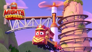 Nate on a Deserted Island 🏝 Mighty Express Clips  Cartoons for Kids [upl. by Junno]