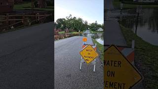 Arrowhead Retention Pond  Constant flooding in Round Lake Heights Illinois shorts [upl. by Groark]