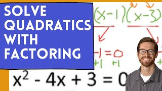 Solve Quadratics by Factoring factoring by grouping [upl. by Euk]