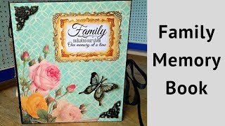 Family photo album scrapbook  Photo scrapbook ideas [upl. by Rasaec445]