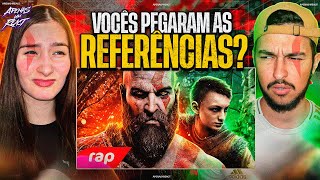 Apenas um react  Rap do Kratos e Atreus  Nós somos Deuses  7mz Nerd Hits God of War [upl. by Stoller]