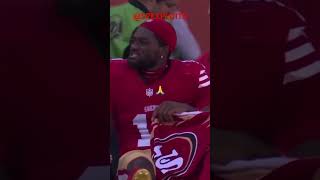 Brandon aiyuk gruesome injury vs chiefs shorts nfl football 49ers chiefs [upl. by Ailedo]