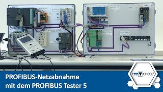 PROFIBUSNetzabnahme mit dem PROFIBUS Tester 5 [upl. by Laing]