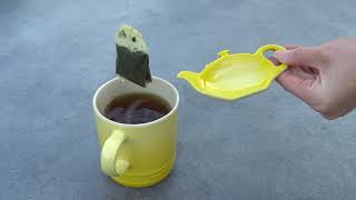 Le Creuset TEA BAG HOLDER Citrus  UNBOXING amp REVIEW [upl. by Litton550]