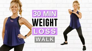 30 Minute WEIGHT LOSS Walking Workout For Women Over 50 [upl. by Dion535]