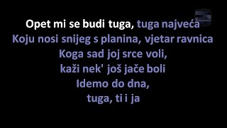 Crvena jabuka  Tuga ti i ja Karaoke [upl. by Torbart377]