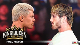 Cody Rhodes vs Logan Paul WWE King amp Queen Of The Ring 2024  Last Man Standing Match [upl. by Lasko]