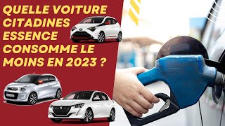 Quelle voiture Citadines Essence consomme le moins en 2023 [upl. by Navak]