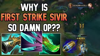 VIEWER ASKED ME TO TRY NEW KOREAN SIVIR BUILD  FIRST STRIKE SIVIR IS BUSTED [upl. by Alcot]