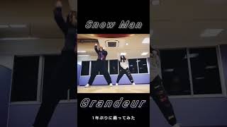 Snow Man Grandeur 1年ぶりに踊ってみたら [upl. by Matazzoni]