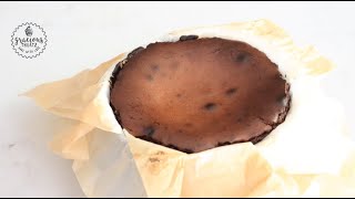 Amazing Basque Burnt Chocolate Cheesecake [upl. by Kcirednek]