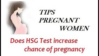 Does HSG Test increase chance of pregnancy [upl. by Arval]