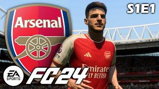 The beginning of something special  FC 24 Arsenal Career Mode S1E1 [upl. by Ahkihs710]