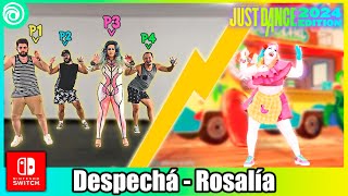 Just Dance 2024  Despechá 4 players MEGASTAR Gameplay feat Drag Queen Safira [upl. by Marijo]