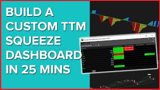 Build a Beautiful Custom TTM Squeeze Dashboard in 25 Minutes [upl. by Lekkim443]