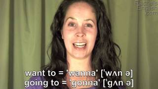 How to Pronounce Gonna and Wanna American English [upl. by Jet]