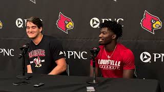 Louisville TE Mark Redman LB Antonio Watts Recap Austin Peay amp Preview Jacksonville State 9224 [upl. by Skyler756]