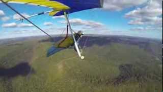 Hang Gliding Hyner View State Park PA 9272013 ugly landing [upl. by Izmar]