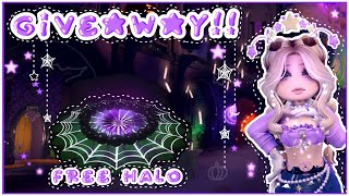 HALO GIVEAWAY ROYALE HIGH GIVEAWAY ROYALE HIGH ROBLOX [upl. by Nodearb]