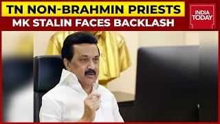 Politics Erupts After DMK Govt Appoints NonBrahmin Priests In Tamil Nadu Temples  India Today [upl. by Atsyrc625]