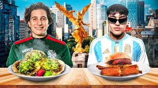 Batalla de ASADO MÉXICO vs ARGENTINA con Tiago PZK [upl. by Kimitri]