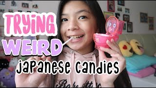 Trying Out Weird DIY Japanese Candies [upl. by Refiffej]