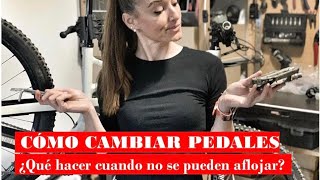 🤔 Cómo cambiar pedales ¿Qué hacer cuando no se pueden aflojar  Mecánica Básica  Laura Celdran [upl. by Attikram]