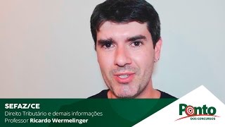 Direito Tributário para SEFAZCE com o professor Ricardo Wermelinger [upl. by Molly174]