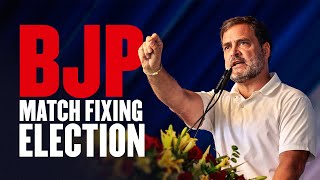 BJP Election का Match fixing कर रही  Rahul Gandhi  New Delhi [upl. by Akeihsal757]