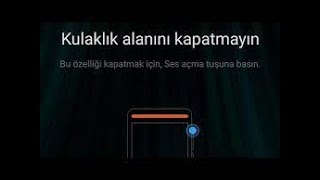 xiaomi kulaklık alanını kapatmayın uyarısı kapatma yakınlık sensörünü kapat [upl. by Notrem]