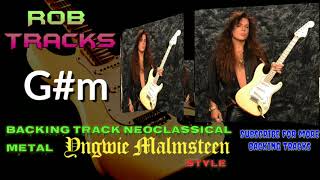 Backing Track Neoclassical Metal Yngwie Malmsteen Style  Gm [upl. by Auhs946]