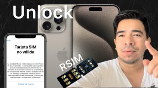 Cómo insertar una RSIM en iPhone para liberarlo  método fácil  para principiantes  📴🇺🇸😁 [upl. by Daniele826]