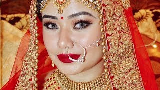 Indian Bridal Makeover  Makeup Tutorial 2019 [upl. by Acirema]