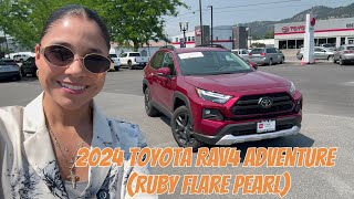 2024 Toyota RAV4 Adventure Ruby Flare Pearl [upl. by Shabbir]