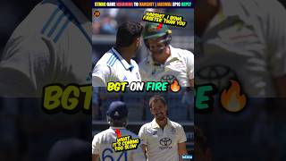 Mitchell Starc Gave Warning To Harshit 🤣 Jaiswal Epic Reply To Starc 😍 Day 2🔥 shorts indvsaus [upl. by Artamas]