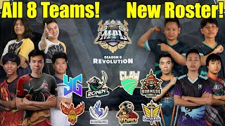 Mobile Legends  MPL MYANMAR SEASON 5 ALL TEAMS AND NEW ROSTERS [upl. by Coraline]