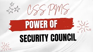 Power of Security Council to Conflict Resolution [upl. by Esyla]