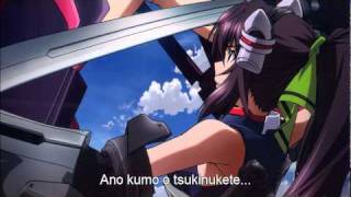 Infinite Stratos Op1Straight Jet with lyrics [upl. by Leanard]