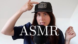 ASMR  Whispered Hat Collection Clicky  Crisp Whispers Fabric Scratching [upl. by Ydnarb]